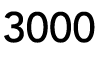3000