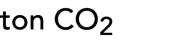 ton CO2