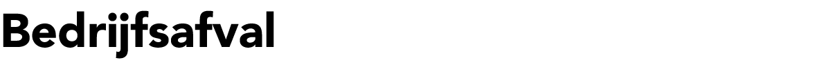 Bedrijfsafval